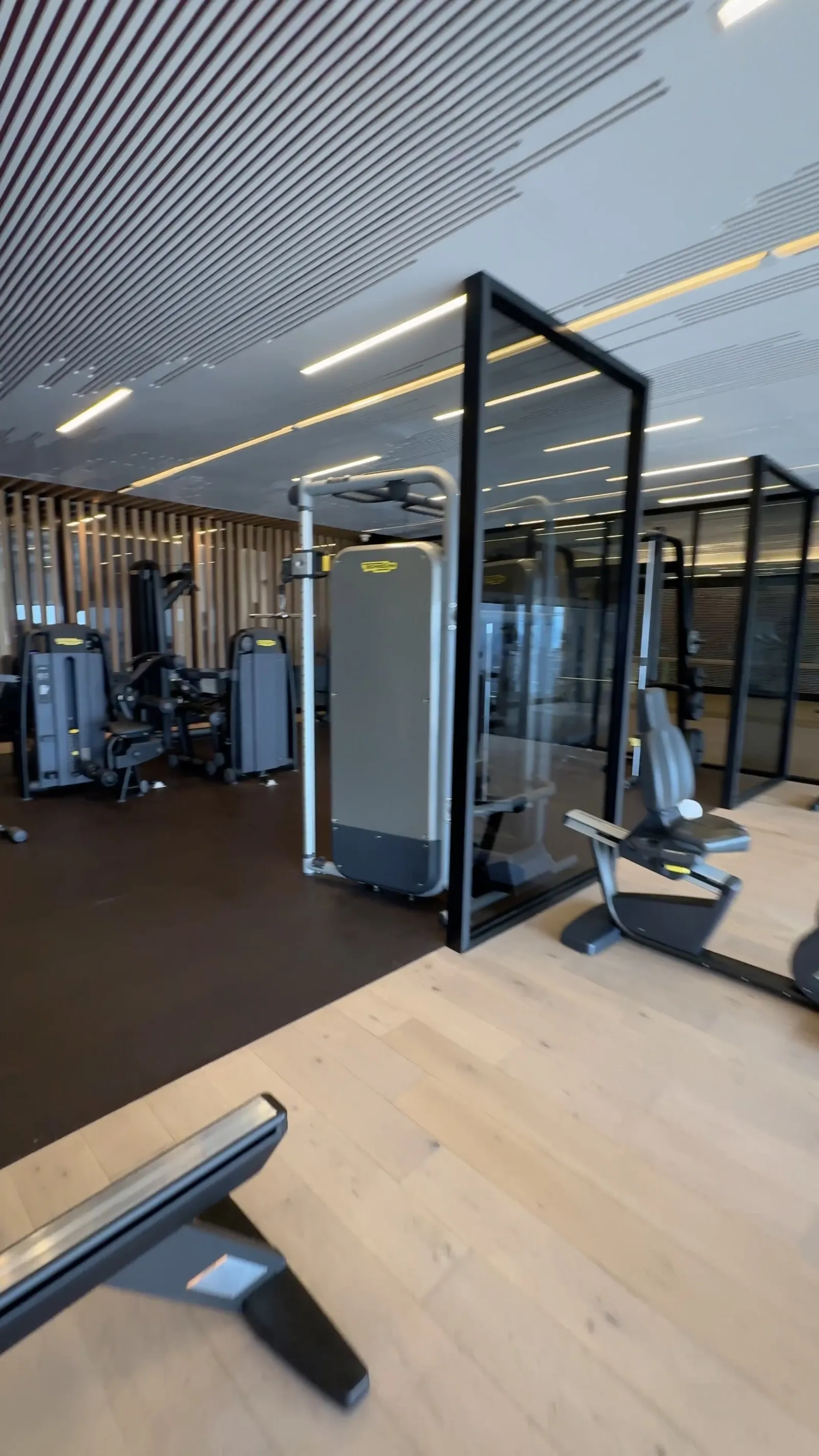 Another look at the spacious and well-equipped fitness center.